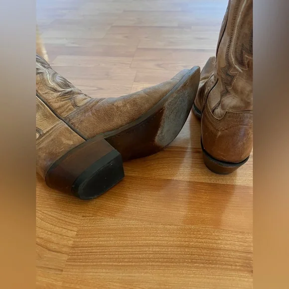 Lucchese Brown Western Boots - Picture 9 of 9